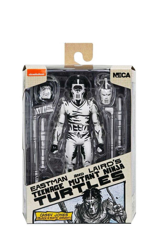 Teenage Mutant Ninja Turtles Action Figur Casey Jones Svart & Vit 18 cm NECA