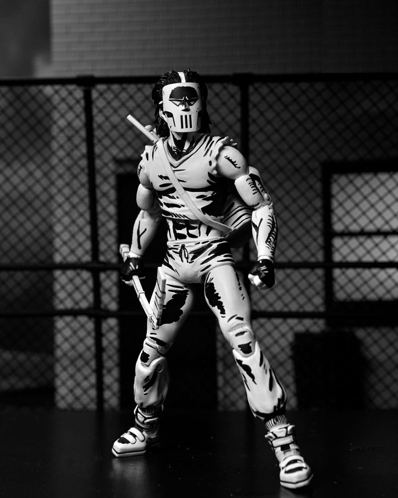 Teenage Mutant Ninja Turtles Action Figur Casey Jones Svart & Vit 18 cm NECA