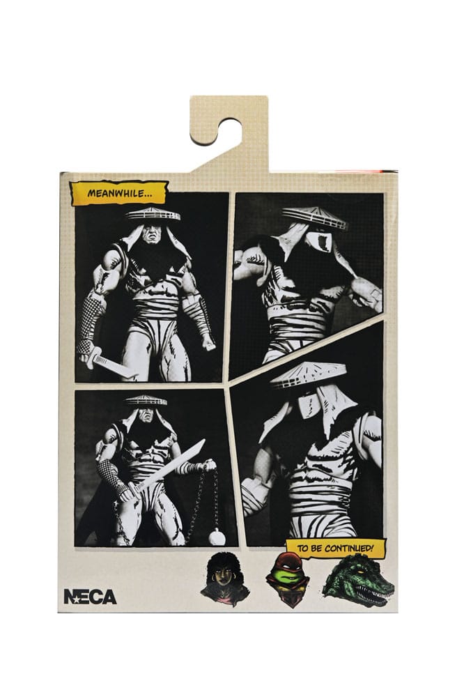 Teenage Mutant Ninja Turtles Action Figur Foot Assassin Black and White 18 cm NECA