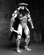 Teenage Mutant Ninja Turtles Action Figur Foot Assassin Black and White 18 cm NECA