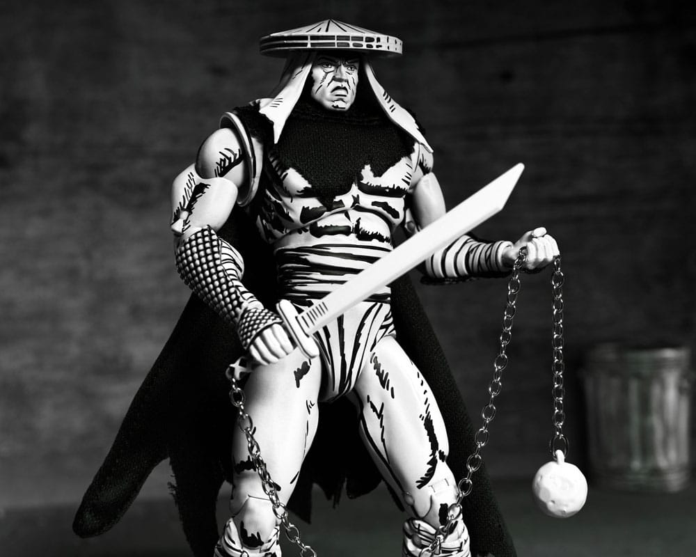 Teenage Mutant Ninja Turtles Action Figur Foot Assassin Black and White 18 cm NECA