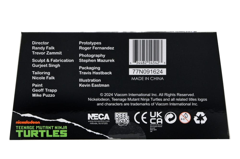 Teenage Mutant Ninja Turtles Action Figur Foot Assassin Black and White 18 cm NECA