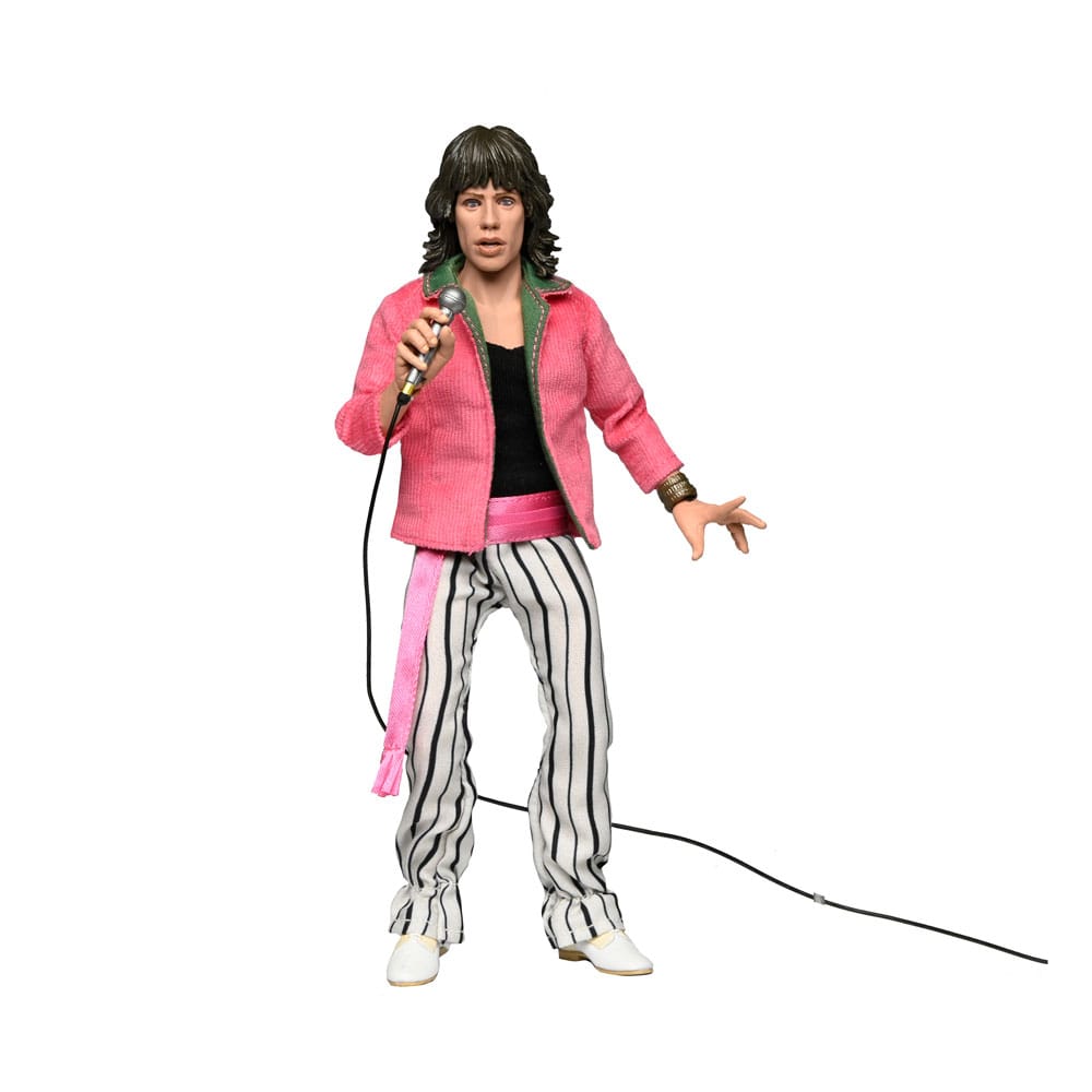 Rolling Stones Klädd Figur Actionfigur Mick Jagger (1975) 20 cm NECA