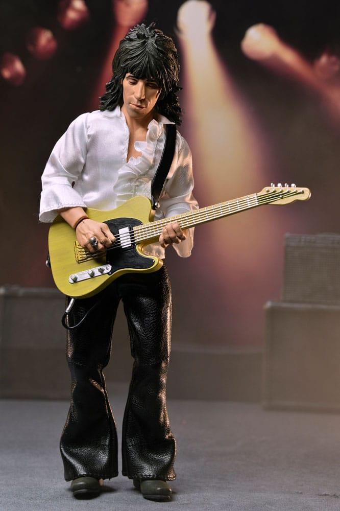 Rolling Stones Klädd Figur Action Figur Keith Richards (1975) 20 cm NECA