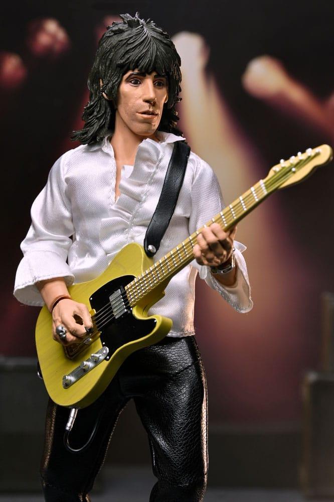 Rolling Stones Klädd Figur Action Figur Keith Richards (1975) 20 cm NECA