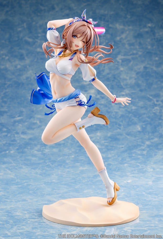 The Idolmaster Gakuen PVC-figur 1/7 Himesaki Rinami Kimi to Semi Blue Ver. med bonus 27 cm