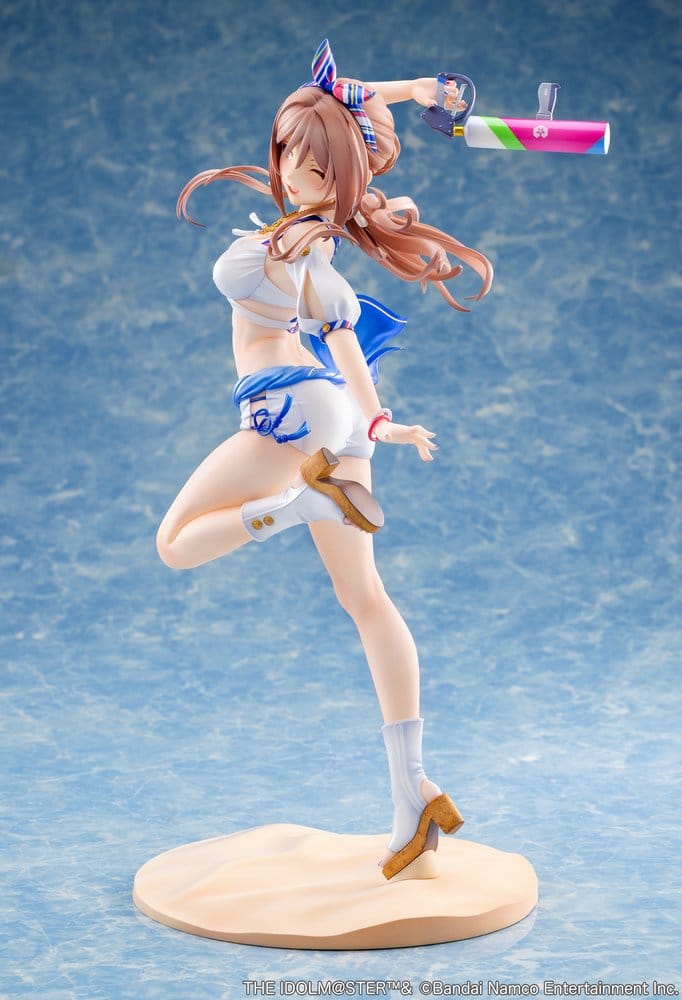 The Idolmaster Gakuen PVC-figur 1/7 Himesaki Rinami Kimi to Semi Blue Ver. med bonus 27 cm