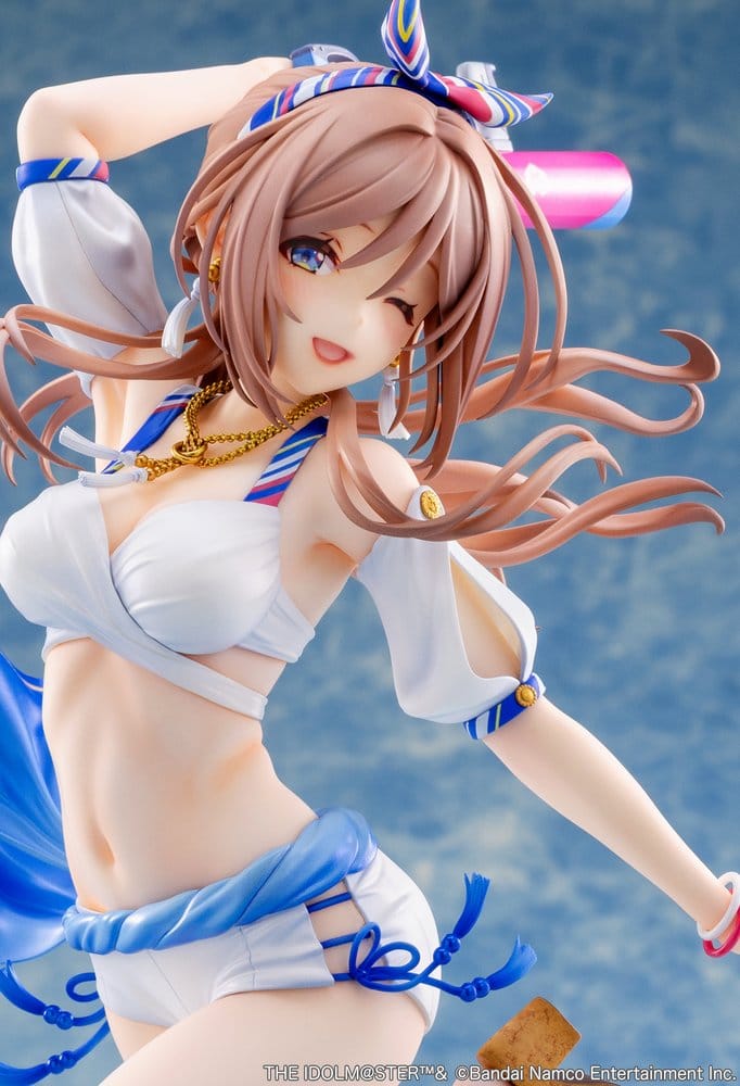 The Idolmaster Gakuen PVC-figur 1/7 Himesaki Rinami Kimi to Semi Blue Ver. med bonus 27 cm