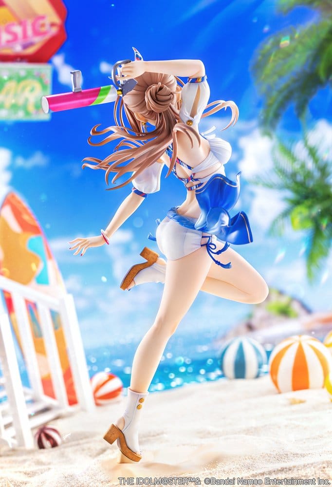 The Idolmaster Gakuen PVC-figur 1/7 Himesaki Rinami Kimi to Semi Blue Ver. med bonus 27 cm