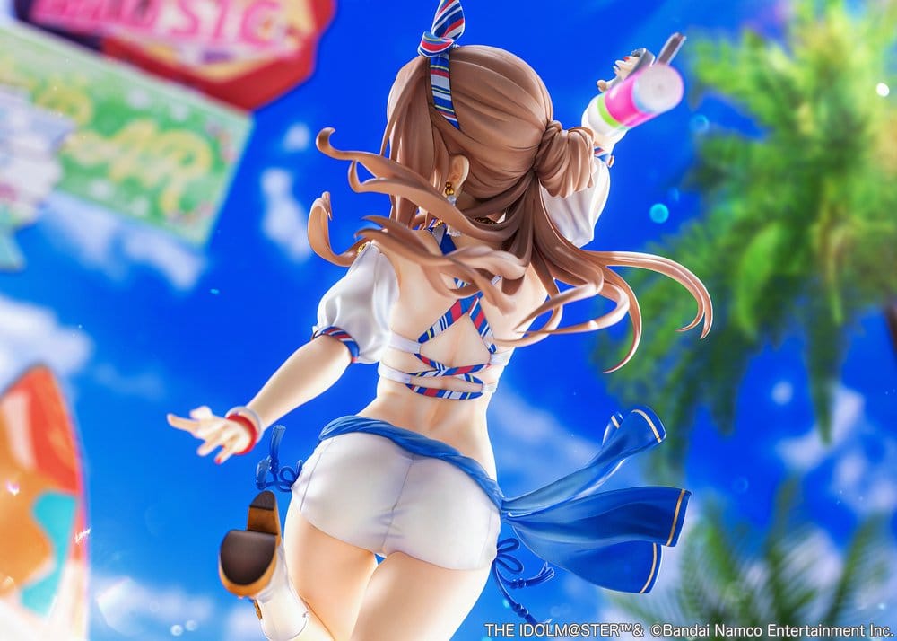 The Idolmaster Gakuen PVC-figur 1/7 Himesaki Rinami Kimi to Semi Blue Ver. med bonus 27 cm