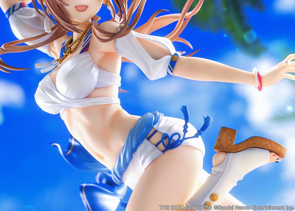 The Idolmaster Gakuen PVC-figur 1/7 Himesaki Rinami Kimi to Semi Blue Ver. med bonus 27 cm