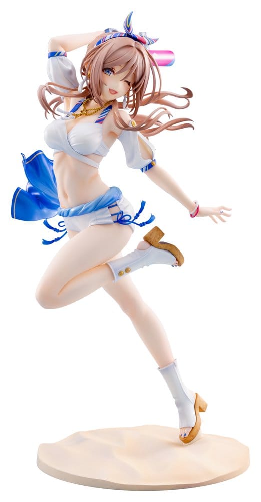 The Idolmaster Gakuen PVC-figur i skala 1/7 Himesaki Rinami Kimi to Semi Blue Ver. 27 cm