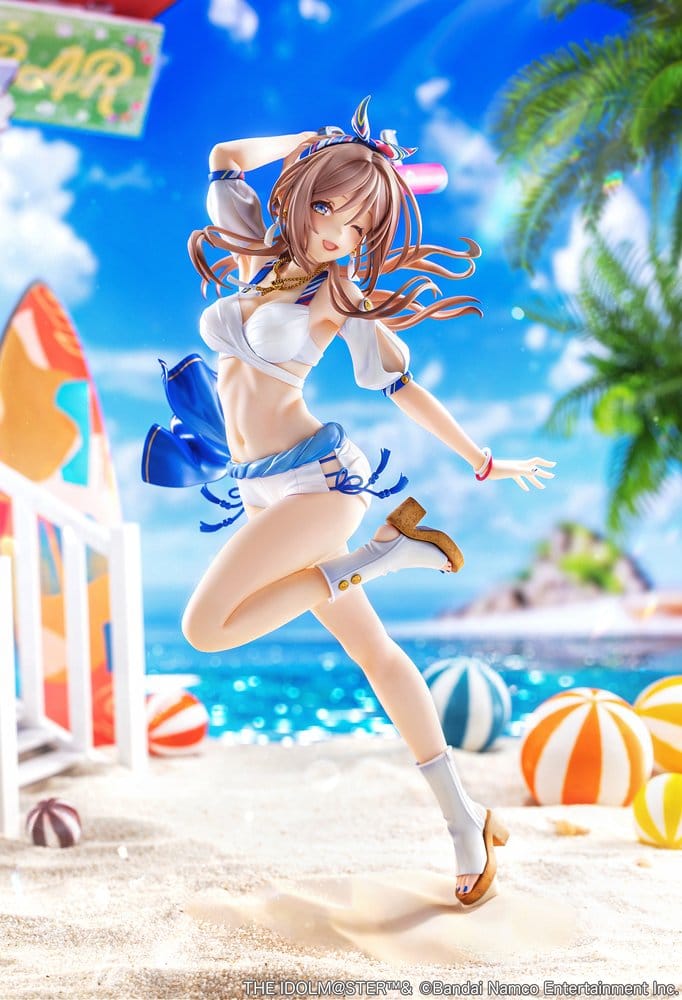 The Idolmaster Gakuen PVC-figur i skala 1/7 Himesaki Rinami Kimi to Semi Blue Ver. 27 cm