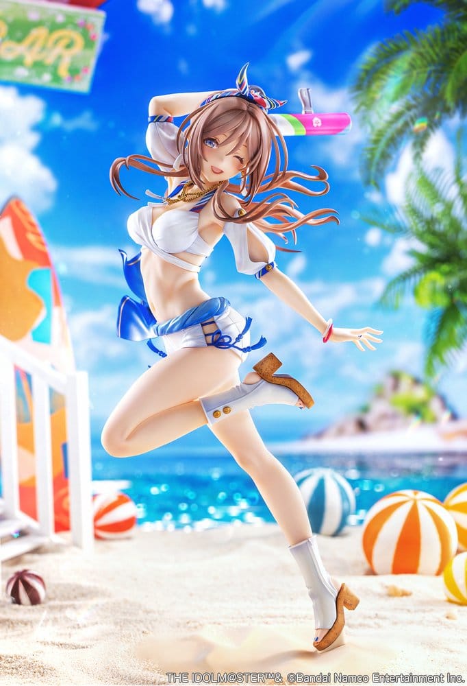 The Idolmaster Gakuen PVC-figur i skala 1/7 Himesaki Rinami Kimi to Semi Blue Ver. 27 cm