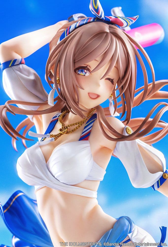 The Idolmaster Gakuen PVC-figur i skala 1/7 Himesaki Rinami Kimi to Semi Blue Ver. 27 cm