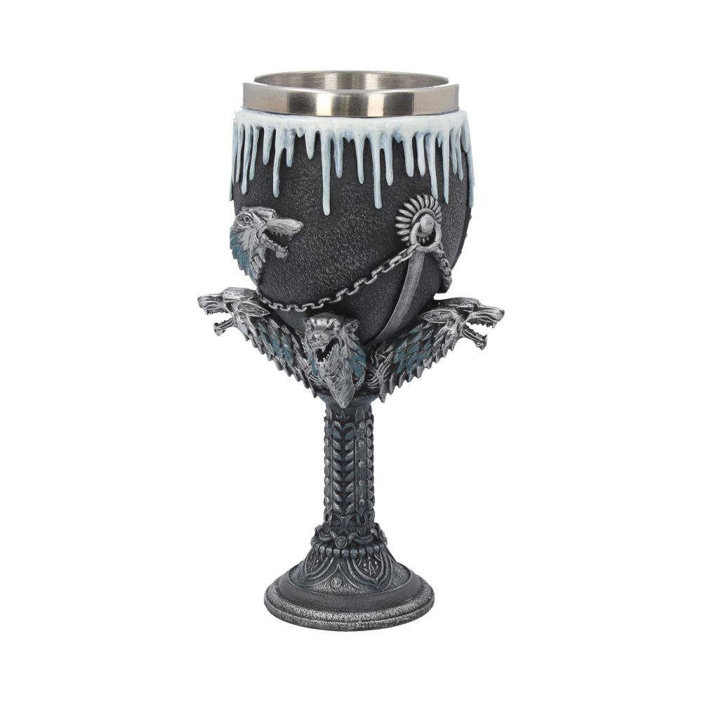 Game of Thrones Goblet Stark - Officiellt Licensierad och Handmålad Nemesis Now