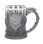 Game of Thrones Tankard Stark - Officiell och Handmålad Nemesis Now
