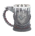 Game of Thrones Tankard Stark - Officiell och Handmålad Nemesis Now