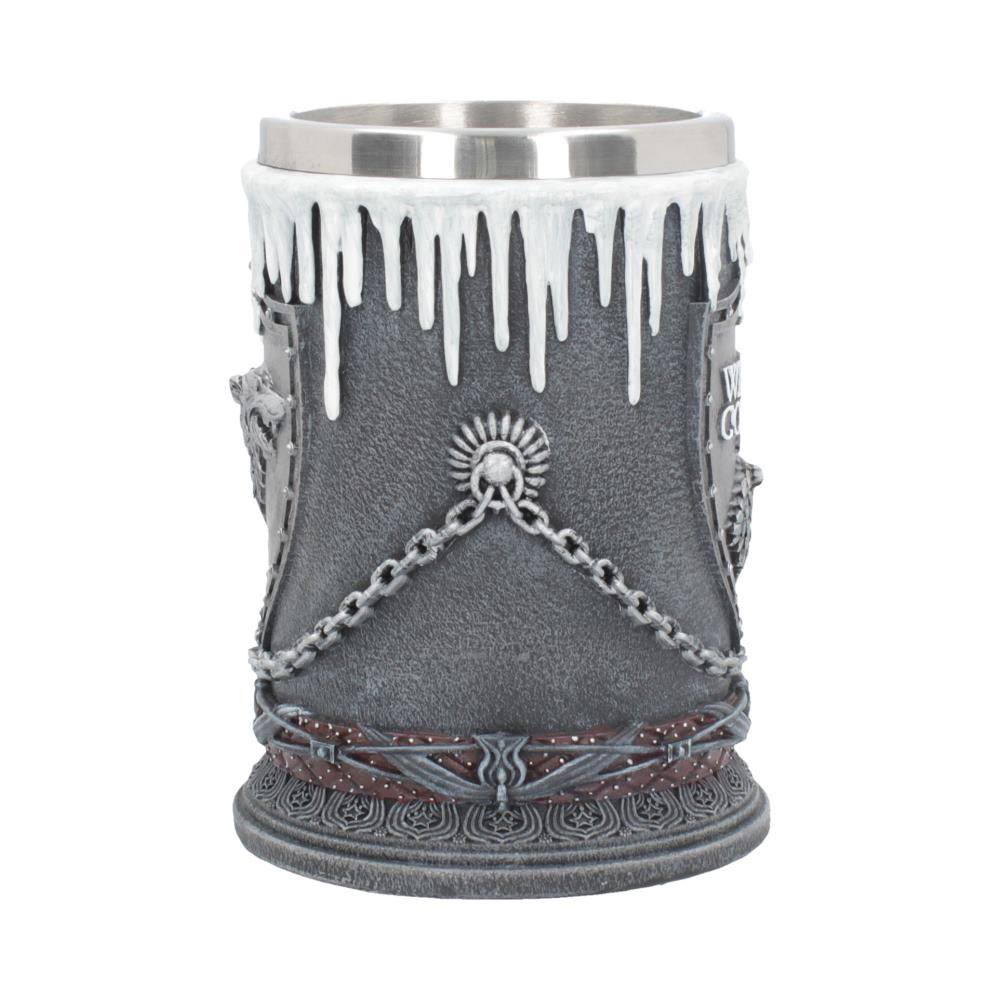 Game of Thrones Tankard Stark - Officiell och Handmålad Nemesis Now