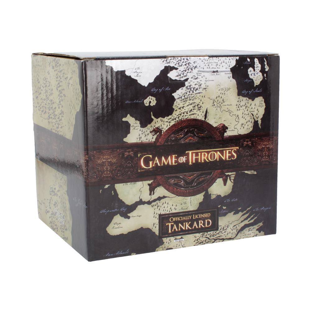Game of Thrones Tankard Stark - Officiell och Handmålad Nemesis Now