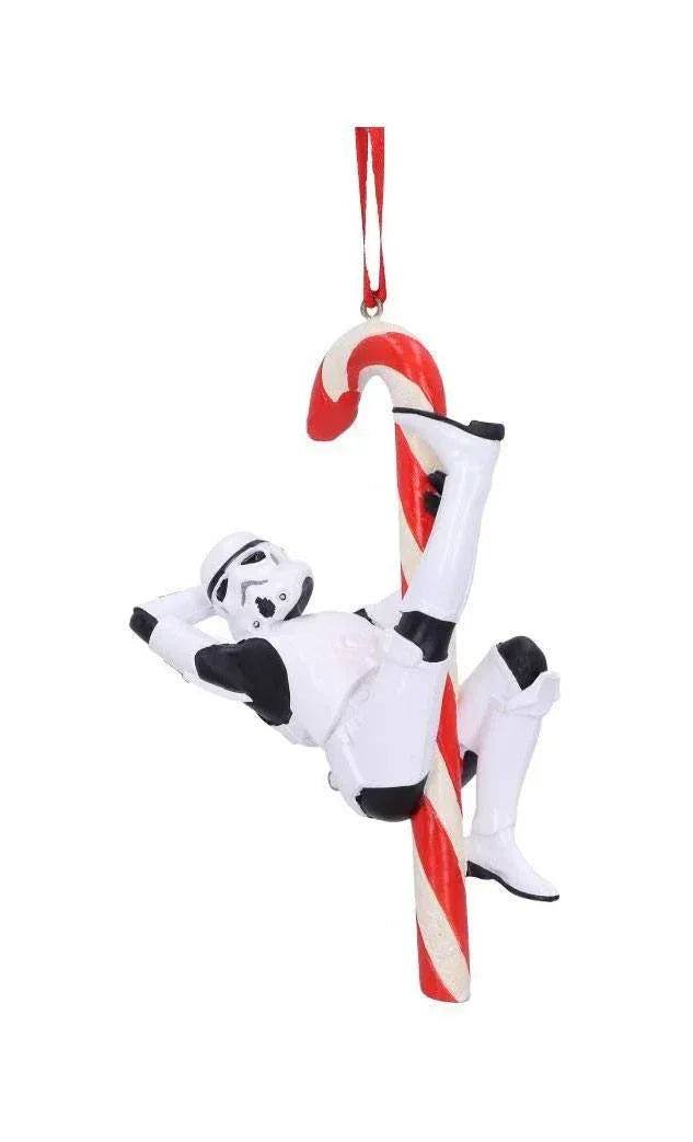 Original Stormtrooper Hängande Julprydnad Candy Cane 12 cm Nemesis Now