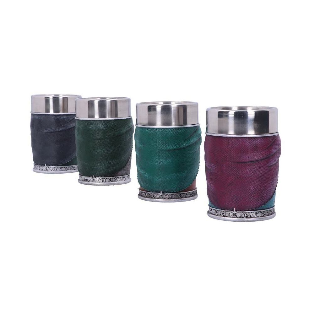 Lord of the Rings Shotglas 4-Pack Hobbits Nemesis Now