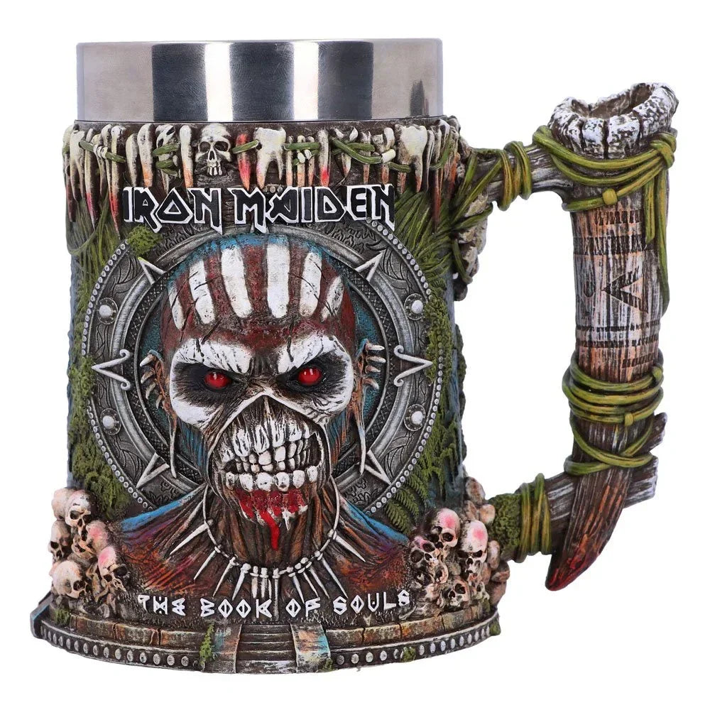 Iron Maiden Tankard Book Of Souls - Officiell och Handmålad Nemesis Now