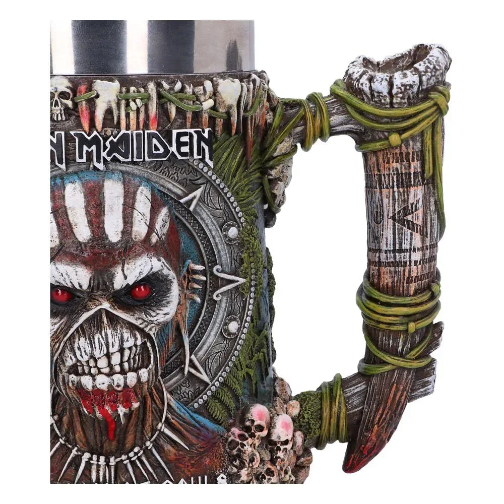 Iron Maiden Tankard Book Of Souls - Officiell och Handmålad Nemesis Now