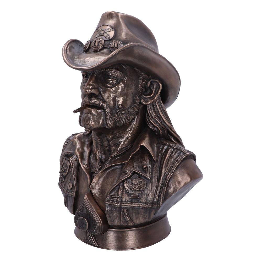 Motorhead Bust Lemmy 35 cm - Handmålad Samlarfigur Nemesis Now