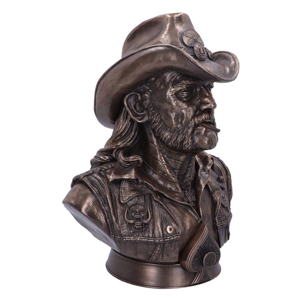 Motorhead Bust Lemmy 35 cm - Handmålad Samlarfigur Nemesis Now