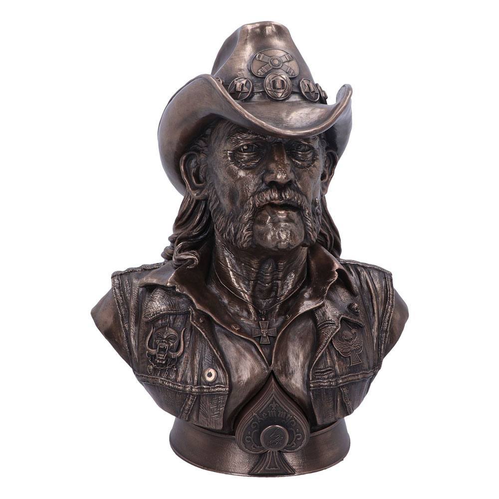Motorhead Bust Lemmy 35 cm - Handmålad Samlarfigur Nemesis Now