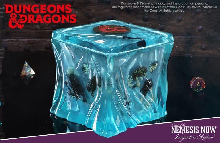 Dungeons & Dragons Tärningslåda Gelatinous Cube 11 cm Nemesis Now