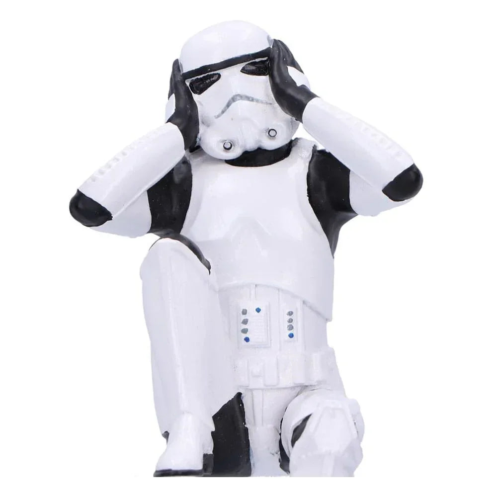 Tre visa sittande Stormtrooper-figurer 11 cm Nemesis Now