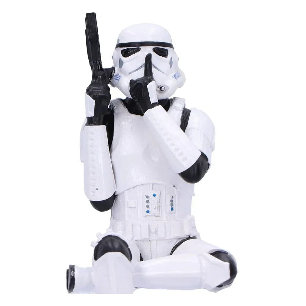 Tre visa sittande Stormtrooper-figurer 11 cm Nemesis Now