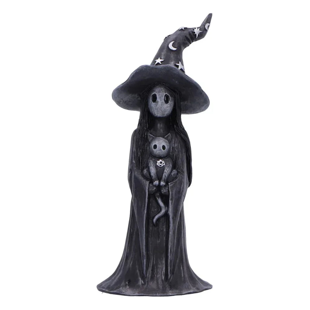 Little Souls Glimmer Figur 12 cm - Eleganta Häxa och Katt Nemesis Now