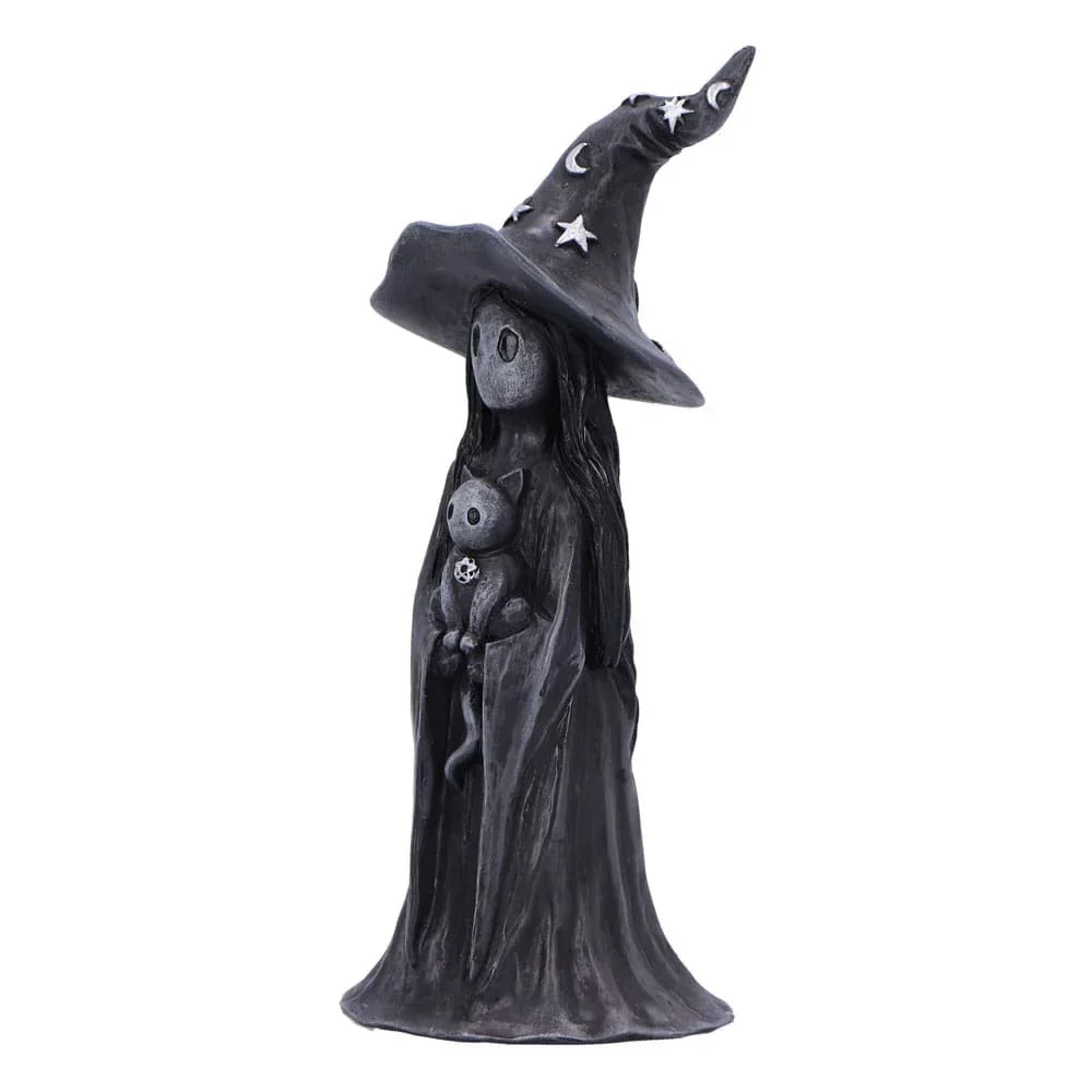 Little Souls Glimmer Figur 12 cm - Eleganta Häxa och Katt Nemesis Now