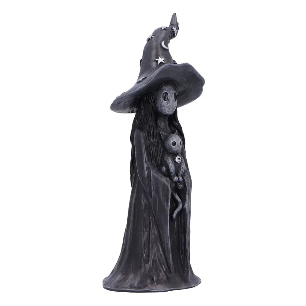 Little Souls Glimmer Figur 12 cm - Eleganta Häxa och Katt Nemesis Now