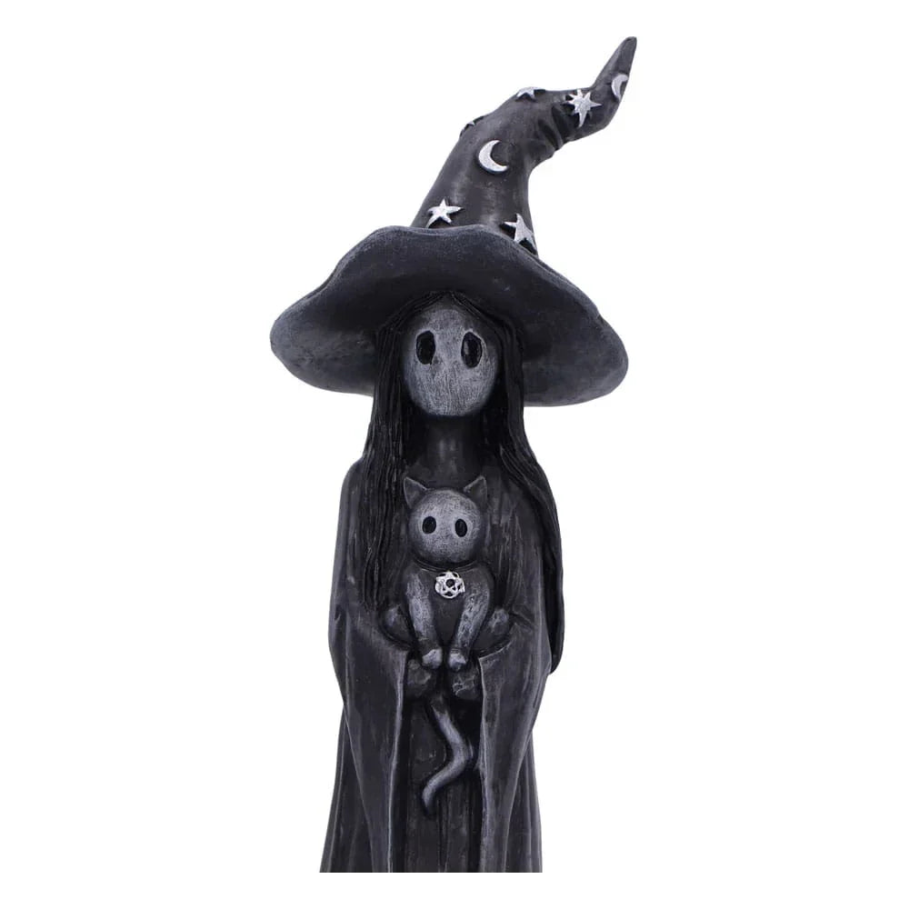 Little Souls Glimmer Figur 12 cm - Eleganta Häxa och Katt Nemesis Now