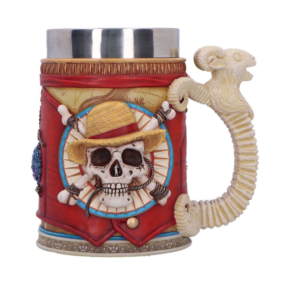One Piece Tankard Luffy 17 cm – Officiell och Handmålad Nemesis Now