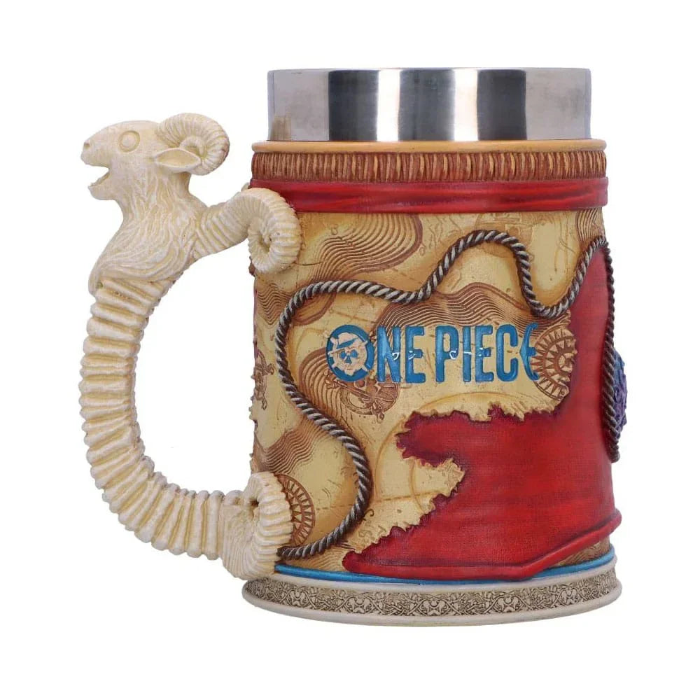 One Piece Tankard Luffy 17 cm – Officiell och Handmålad Nemesis Now