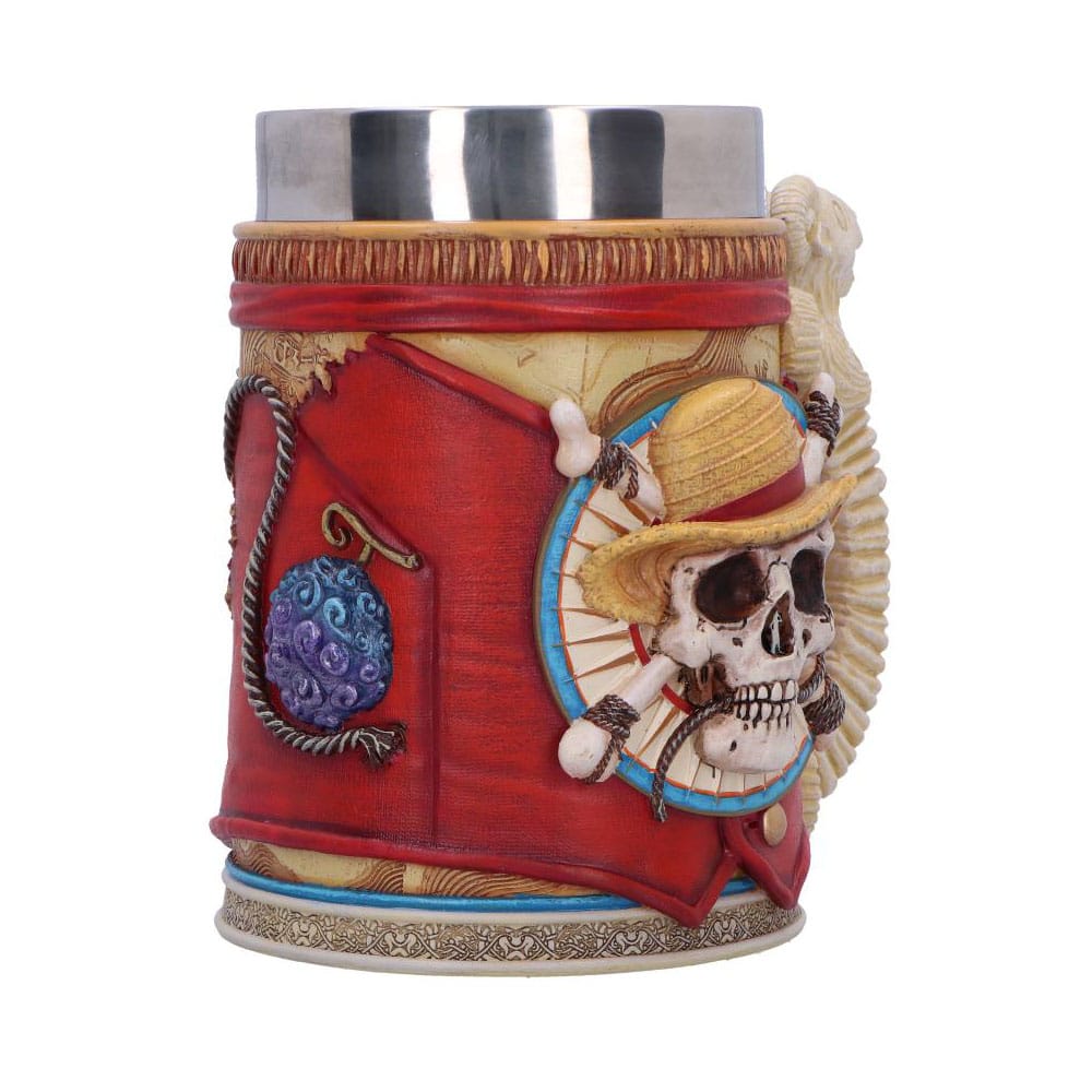 One Piece Tankard Luffy 17 cm – Officiell och Handmålad Nemesis Now