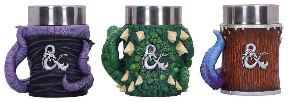 Dungeons & Dragons Set med 3 Mini-krus Mini Monster 9 cm