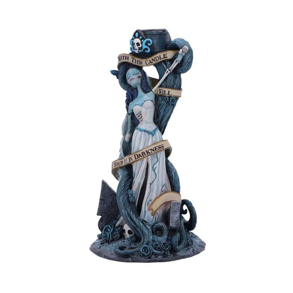 Corpse Bride Candle Holder med Candle Vow - 19 cm Nemesis Now