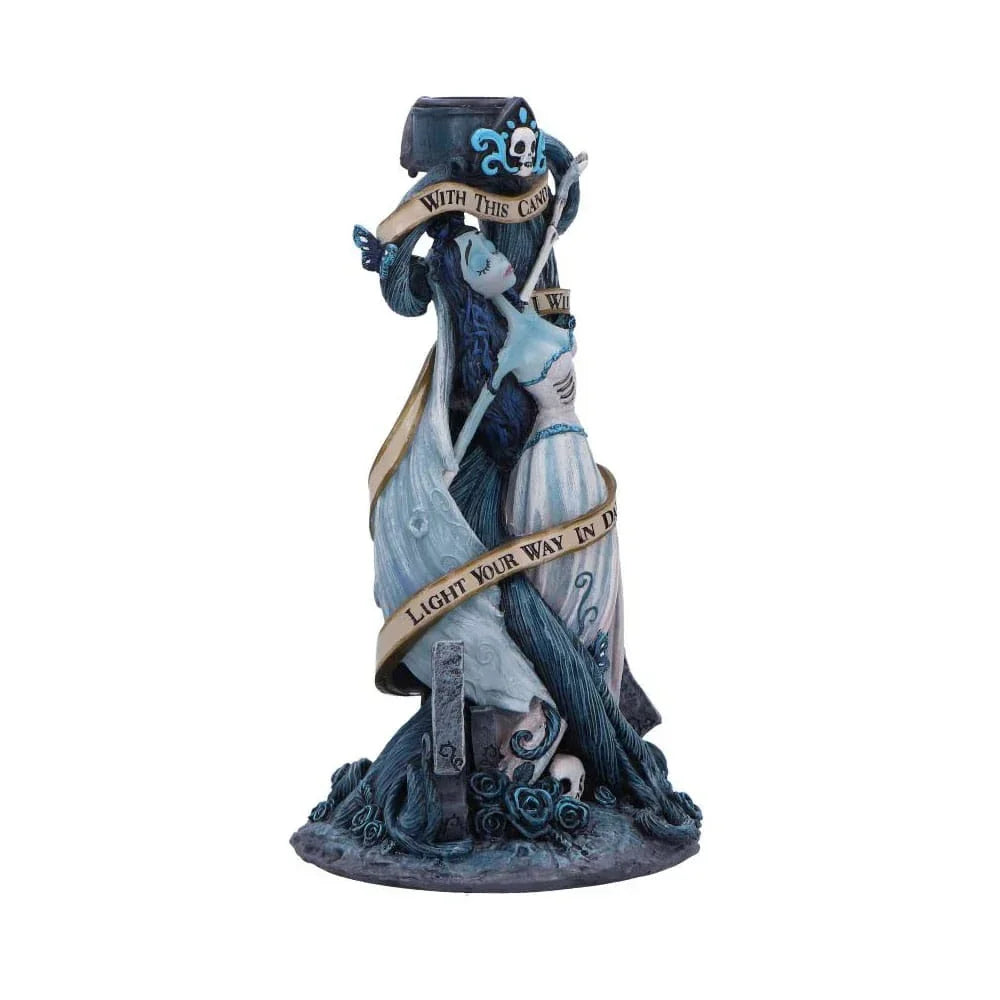 Corpse Bride Candle Holder med Candle Vow - 19 cm Nemesis Now