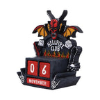 Stranger Things Perpetual Calendar Hellfire Club 15 cm Nemesis Now