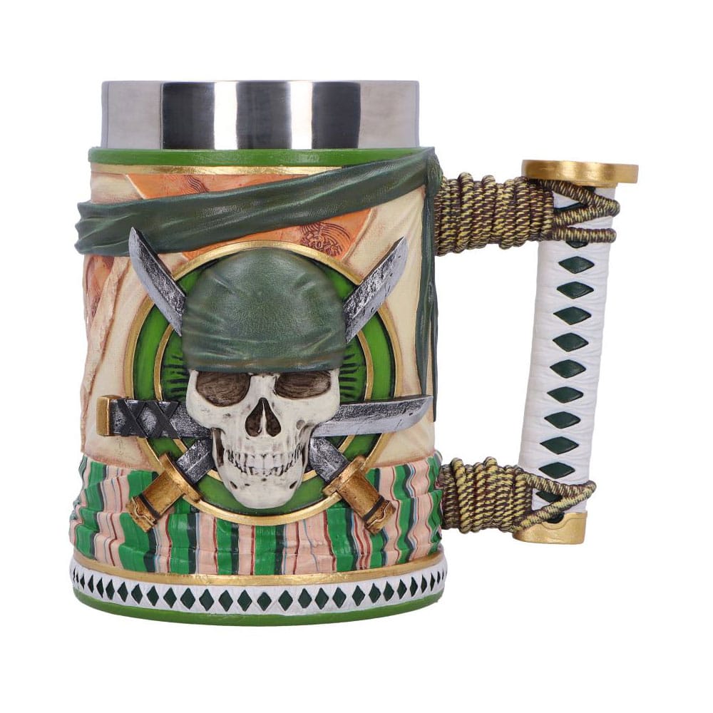 One Piece Tankard Zoro 15 cm – Officiell och Handmålad Nemesis Now