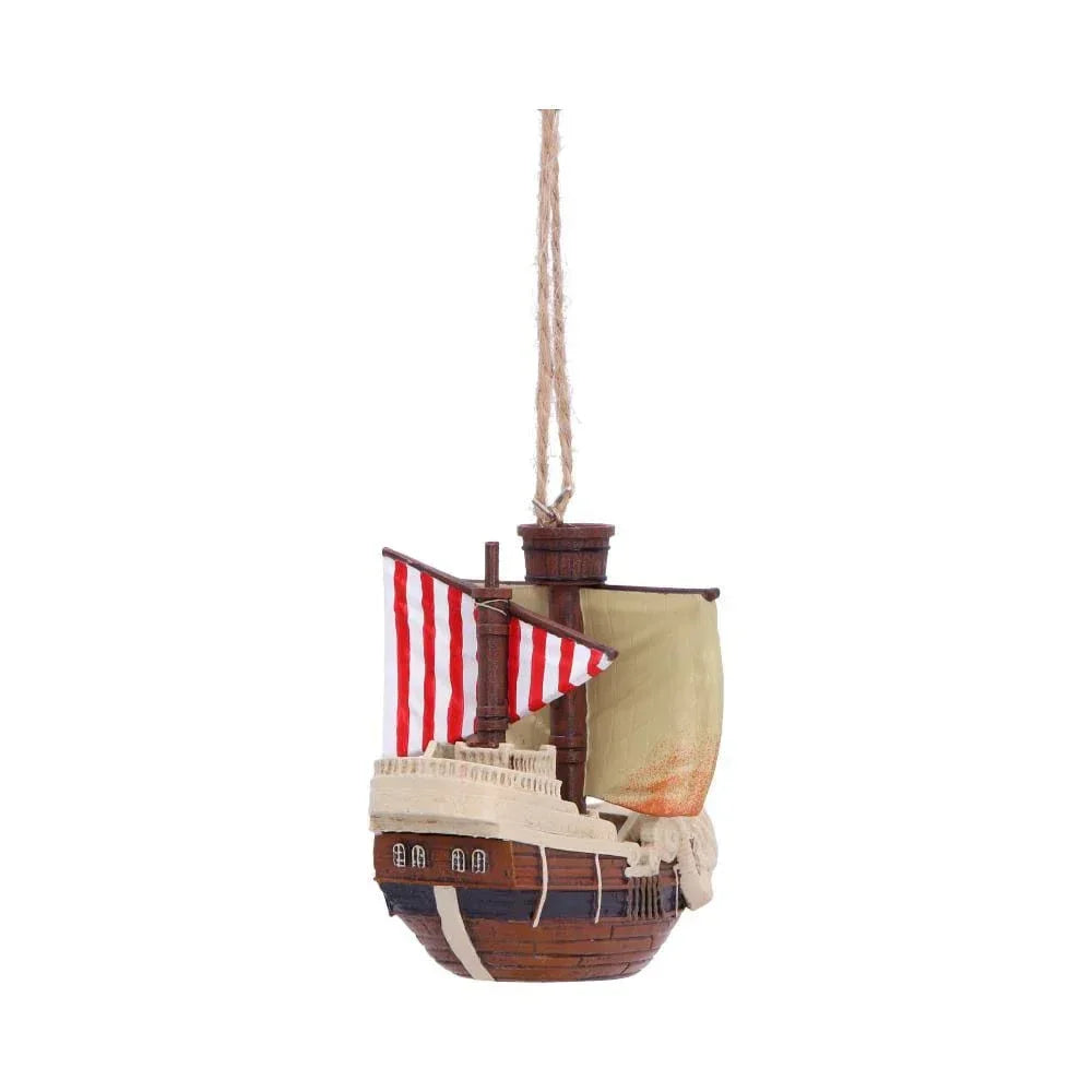 One Piece Hängande Träornament Going Merry 8 cm Nemesis Now