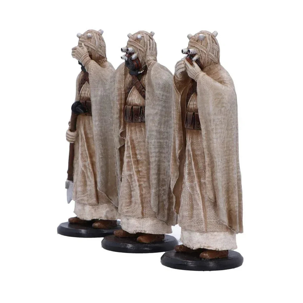 Original Stormtrooper Figur: Tre Visa Tusken Raiders 14 cm Nemesis Now