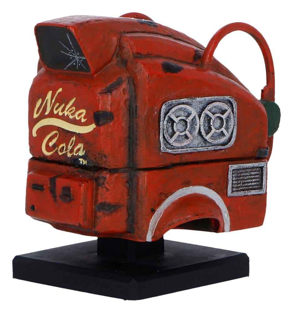 Fallout Hjälm Nukatron 11 cm - Detaljerad Minireplik i Högkvalitativt Harts