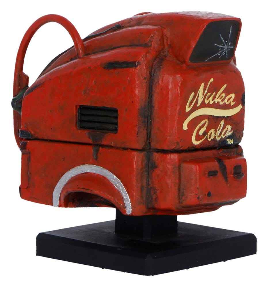 Fallout Hjälm Nukatron 11 cm - Detaljerad Minireplik i Högkvalitativt Harts